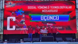 Baku hosts award ceremony for participants and teams of TEKNOFEST festival