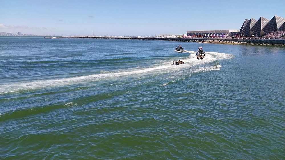 Azerbaijani and Turkish military pilots make demonstrative joint flights onboard different aircraft