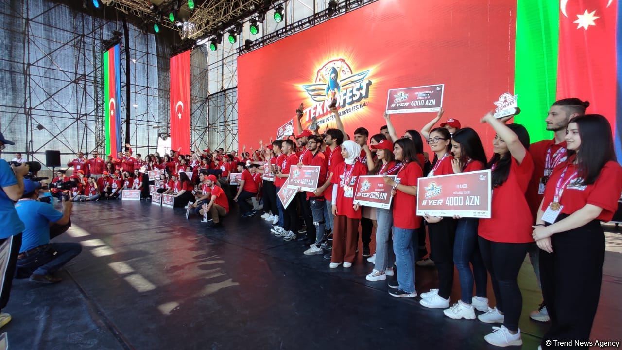 Baku hosts award ceremony for participants and teams of TEKNOFEST festival