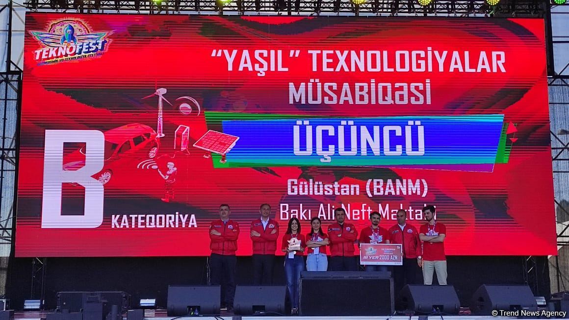 Baku hosts award ceremony for participants and teams of TEKNOFEST festival