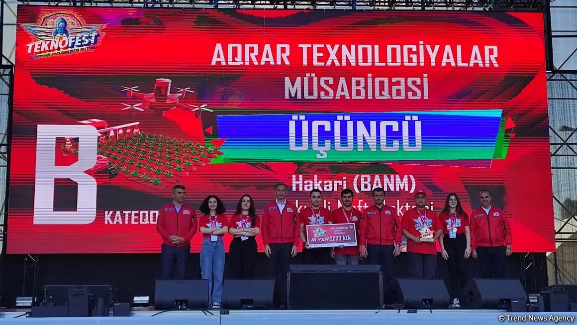 Baku hosts award ceremony for participants and teams of TEKNOFEST festival
