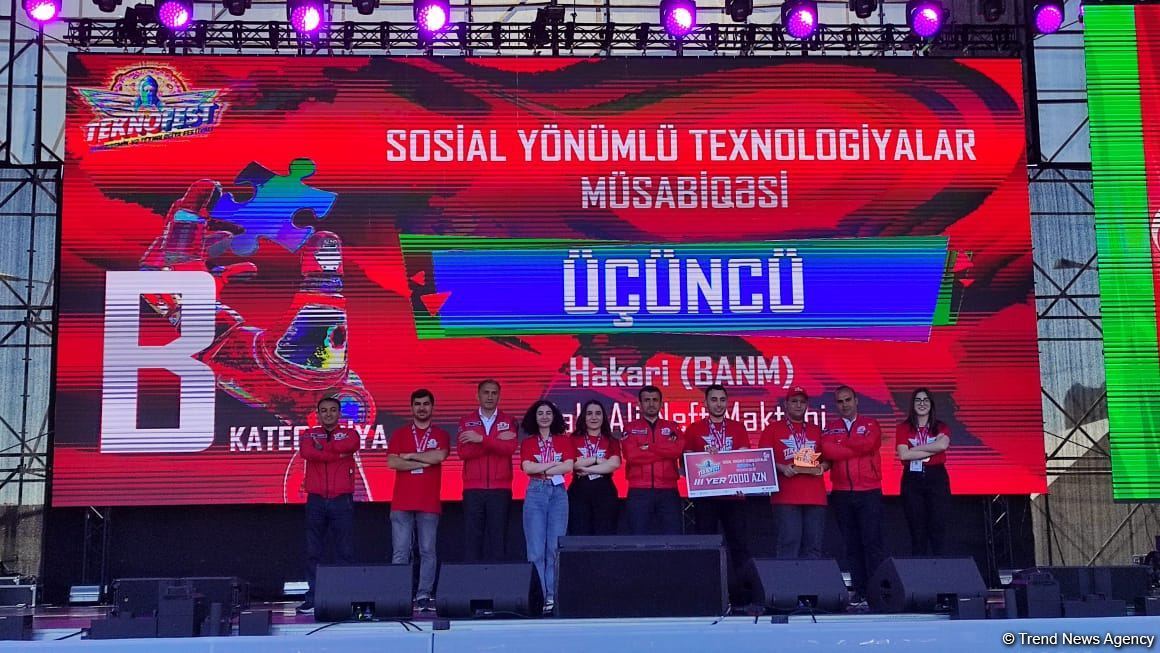 Baku hosts award ceremony for participants and teams of TEKNOFEST festival