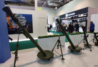 Azerbaijan demonstrates its mortars at ADEX-2022
