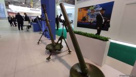 Azerbaijan demonstrates its mortars at ADEX-2022