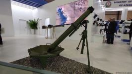 Azerbaijan demonstrates its mortars at ADEX-2022