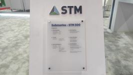 Türkiye showcases 'STM 500' small submarine at ADEX 2022 (PHOTO)