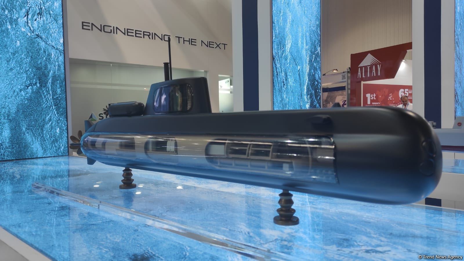 Türkiye showcases 'STM 500' small submarine at ADEX 2022 (PHOTO)