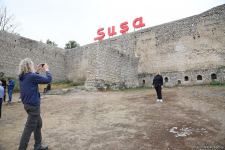 Foreigners get acquainted with consequences of Armenian vandalism in Azerbaijan's Shusha (PHOTO)