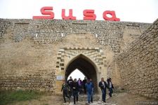 Foreigners get acquainted with consequences of Armenian vandalism in Azerbaijan's Shusha (PHOTO)