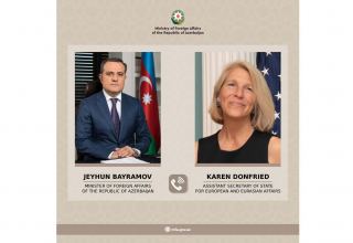 Azerbaijan's FM, US Assistant Secretary of State hold phone conversation