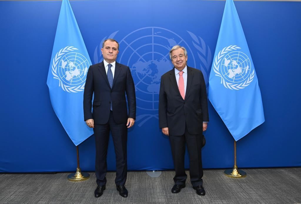 Jeyhun Bayramov meets with UN Secretary General (PHOTO)