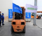 Baku port receives humanitarian aid for Afghanistan