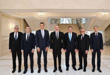 President Ilham Aliyev receives president of European Olympic Committees (PHOTO)