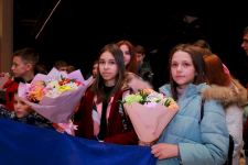 Ukrainian children, teenagers brought to Azerbaijan for rehabilitation