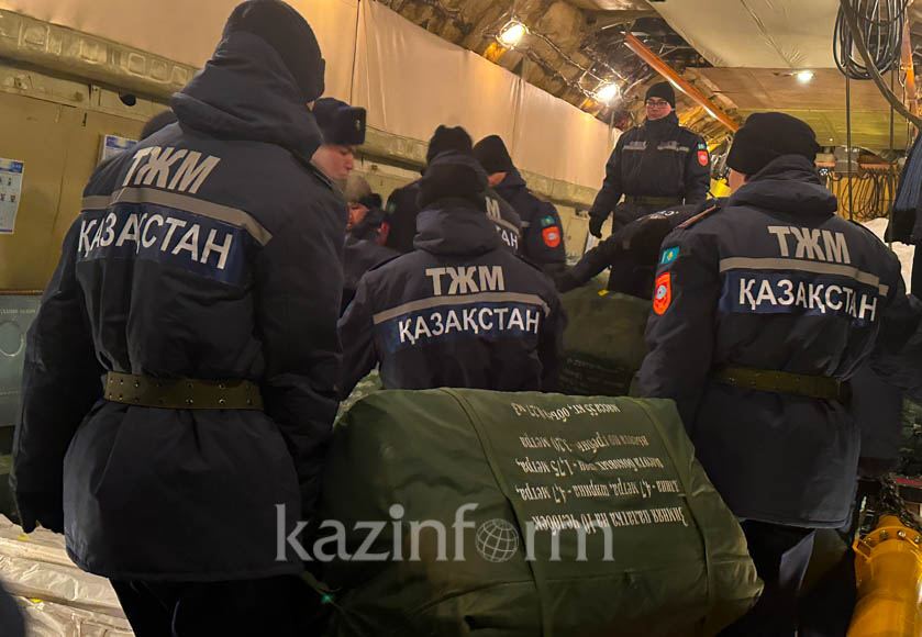 Kazakh aircraft carrying humanitarian aid leaves for quake-battered Gaziantep