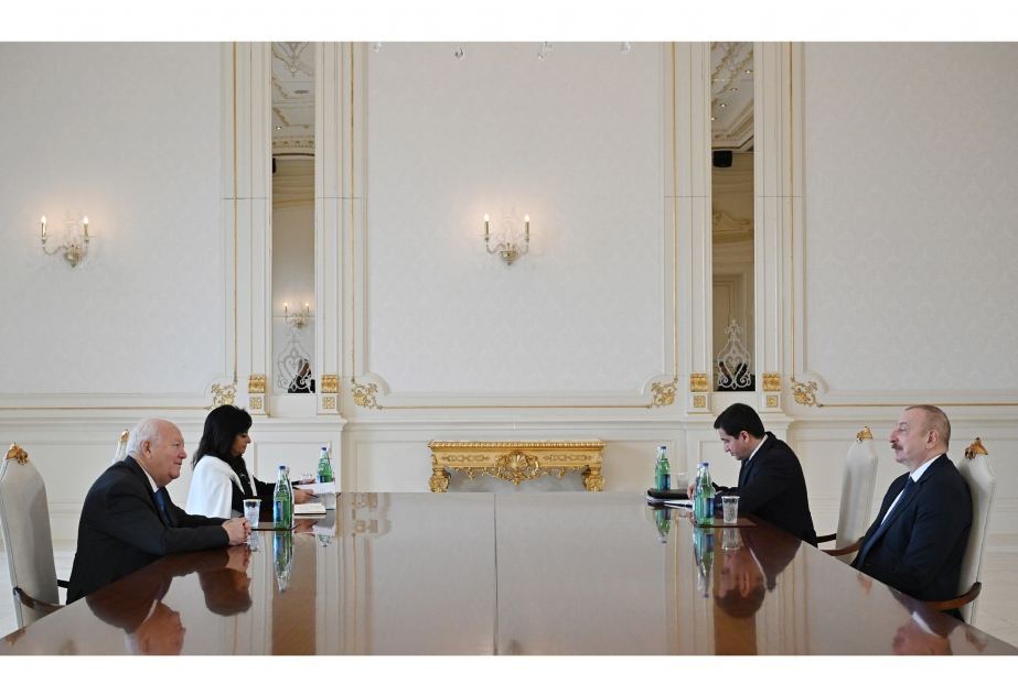 President Ilham Aliyev receives High Rep of UN Alliance of Civilizations