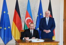 Meeting between President Ilham Aliyev and President of Germany Frank-Walter Steinmeier kicks off in Berlin