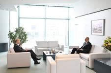 President of Azerbaijan Ilham Aliyev’s one-one-one meeting with chancellor of Germany Olaf Scholz kicks off