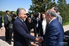 Uzbek president tests Turkish Togg electric car