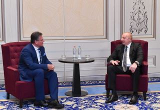 President Ilham Aliyev meets with Vice President of European Commission in Brussels