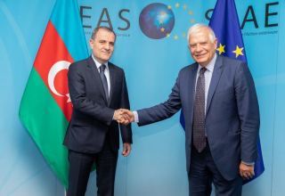 Azerbaijani FM meets Josep Borrell