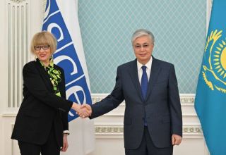 Kazakh President and OSCE’s Secretary General hold talks