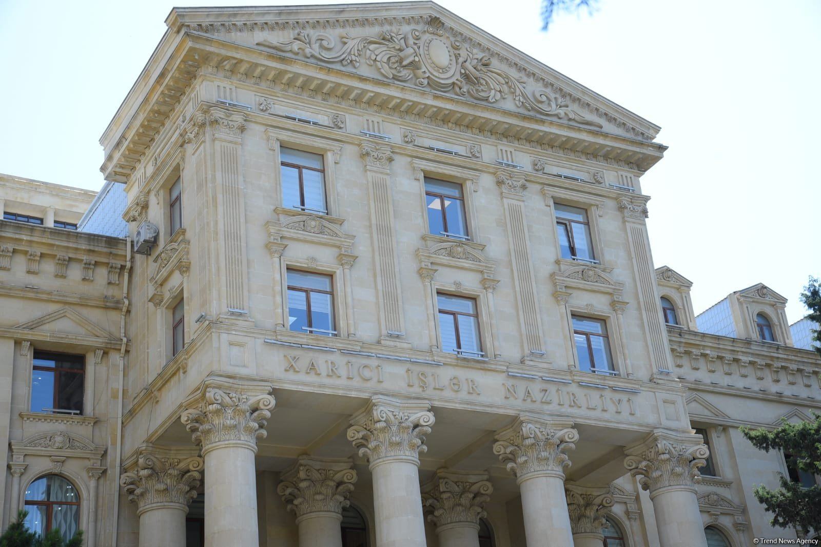 Azerbaijan addresses Iranian MFA spokesperson's claims