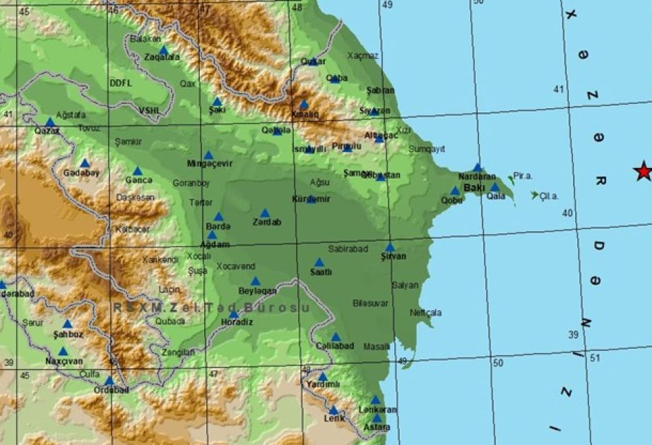 Earthquake hits Caspian Sea