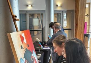 Azerbaijan represented at digital Art EXPO in Megevé