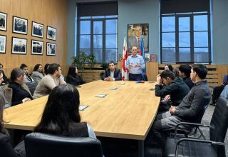 Meeting held with Azerbaijani students at Tbilisi State University