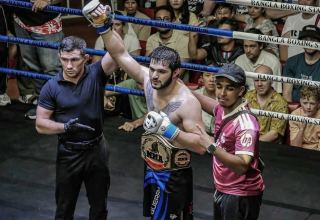 Azerbaijani athlete wins professional muay thai fight in Thailand