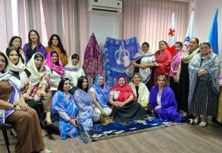 Book on Azerbaijani kelaghayi art presented in Tbilisi