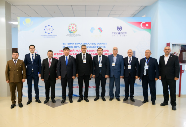 Azerbaijan-Kazakhstan partnership forum opens in Aktau